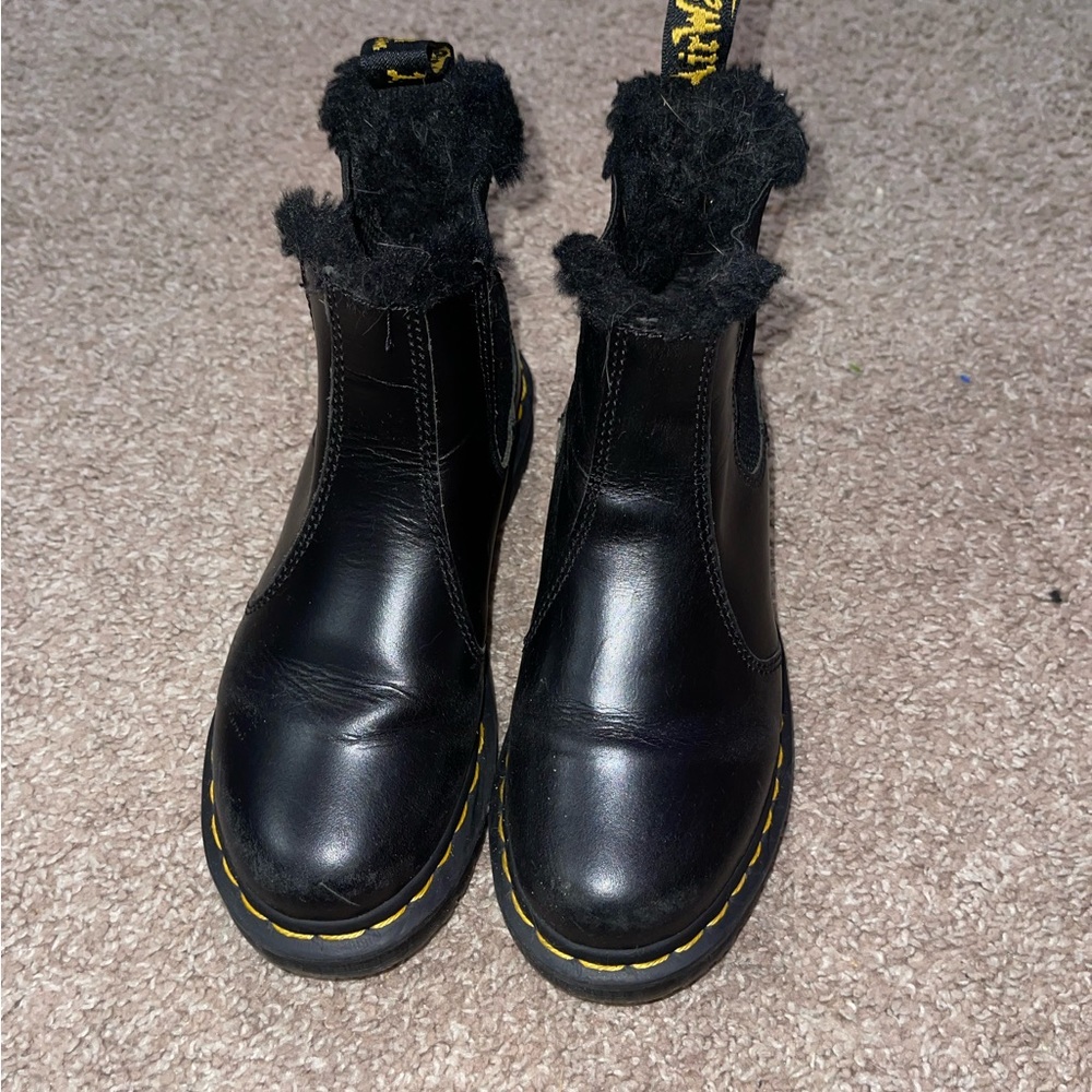 Last CALL Dr Martens boots with fur LAST CALL